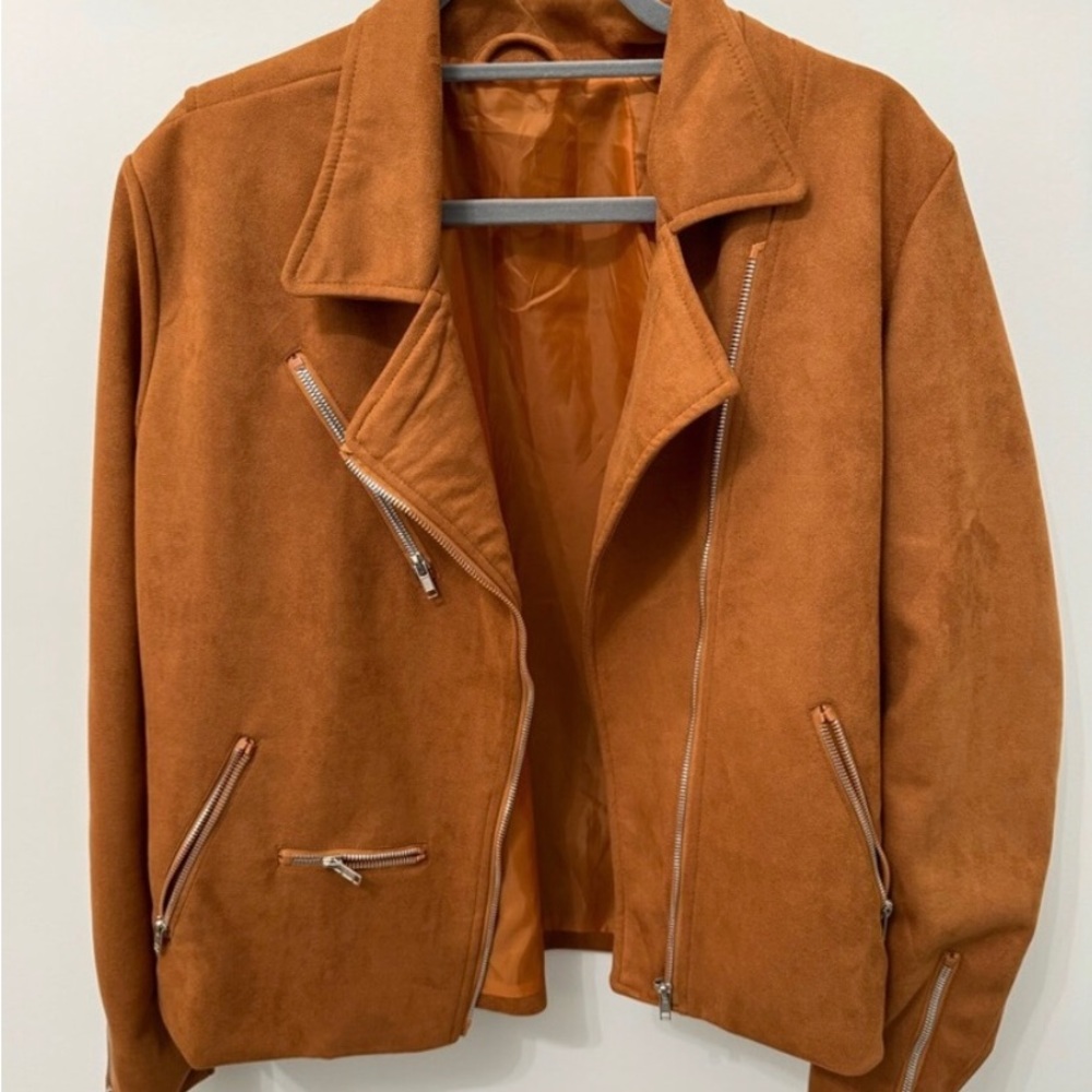 Faux Suede Jacket US XL